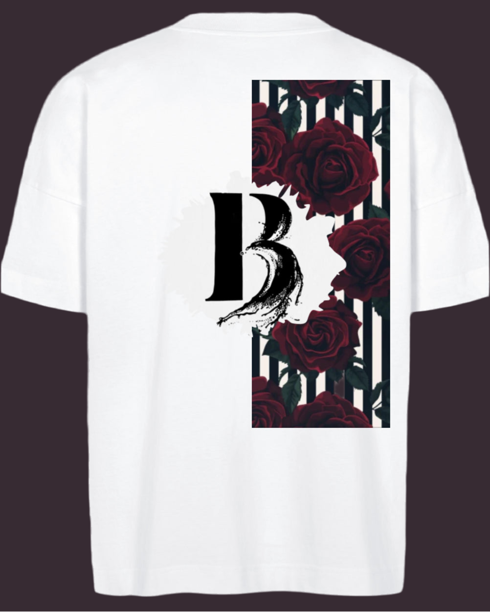 T-shirt Oversize “CROSS ROSE” – Signature Edition