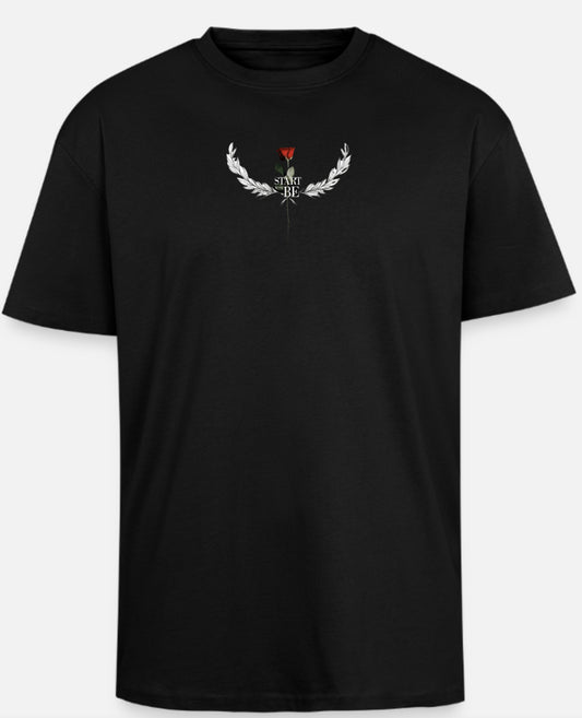 T-shirt Oversize Noir – START Signature Fleurie