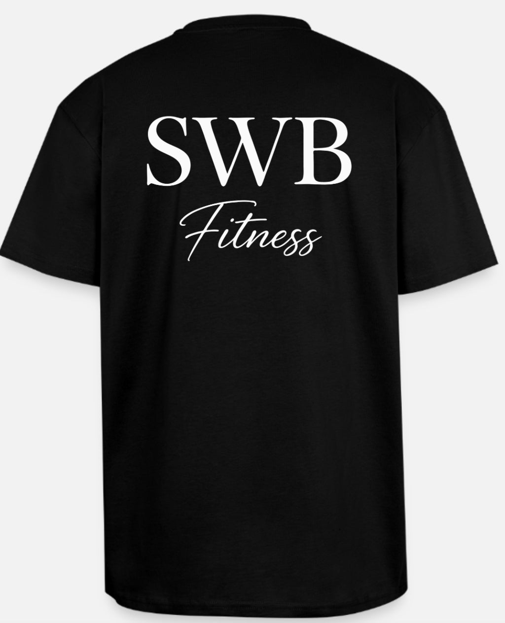 T-shirt Oversize SWB Fitness – Édition Noire Signature