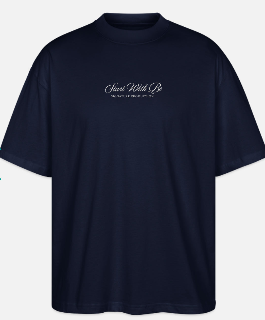 T-shirt Oversize Bleu Nuit – Signature Production