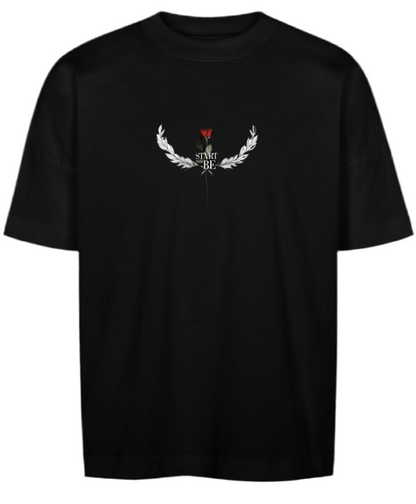 T-shirt Oversize “La Vie en Rose” – Signature START WITH BE