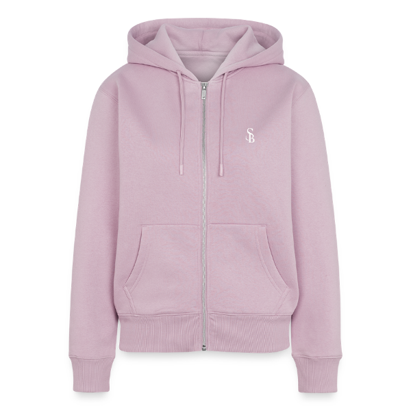 Veste à capuche zippée “SB Rose” – Coton Bio Premium
