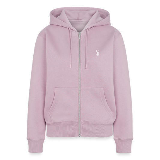Veste à capuche zippée “SB Rose” – Coton Bio Premium